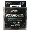 חוט דייג פלורוקרבון 100 מטר FTK סוג 0.20mm 7.15LB