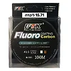 חוט דייג פלורוקרבון 100 מטר FTK סוג 0.30mm 15.708LB