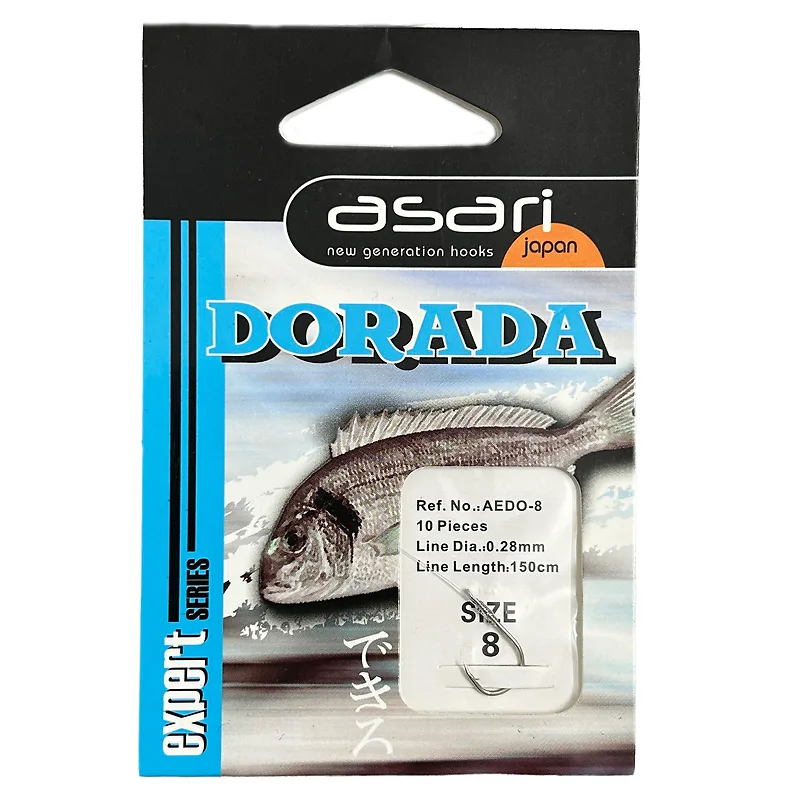 קרסים עם חוט Dorada מידה 8