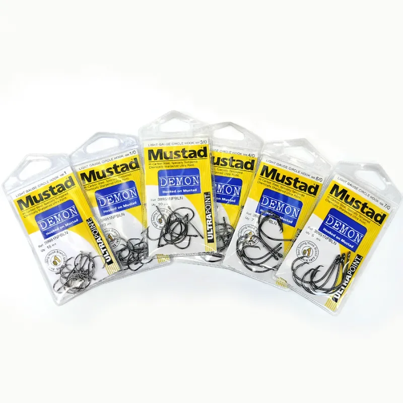 קרסים עגולות Mustad Demon 39951 7/0