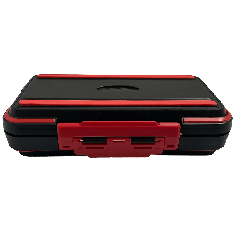 קופסה שחורה אדומה גדולה לציוד דייג