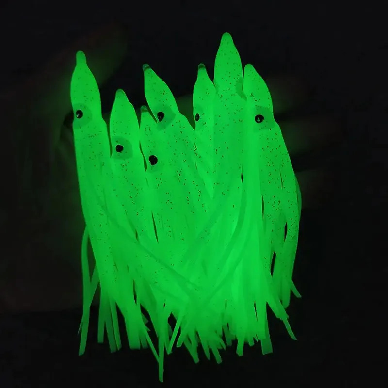 סקווידים לדייג בצבע זוהר בחושך באורך 9 ס