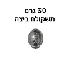 משקולות דייג בצורת ביצה 30 גרם