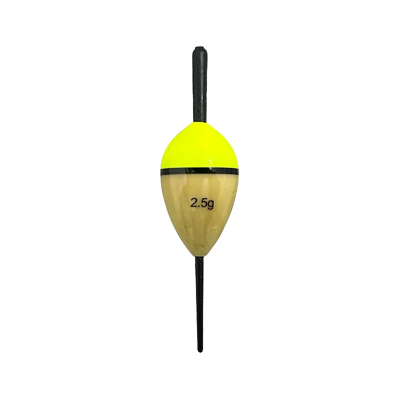 מצופים לדייג בצבע צהוב 2.5 גרם
