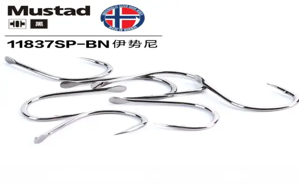 סט קרסים 11837 Mustad ללא טבעת